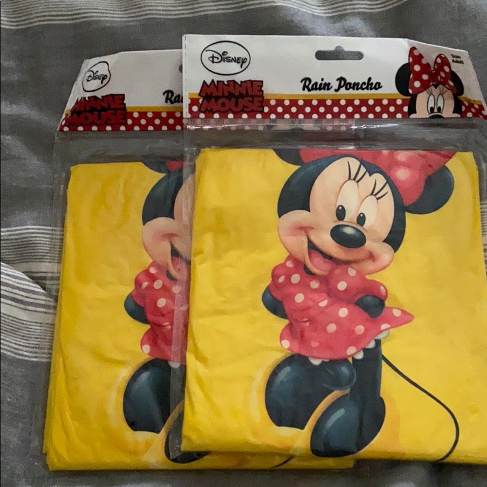 Minnie mouse rain ponchos